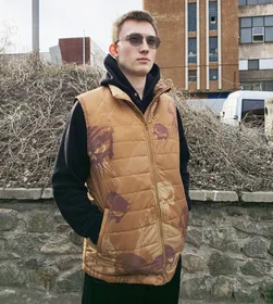 Прикольные футболки: Теплый жилет Койот